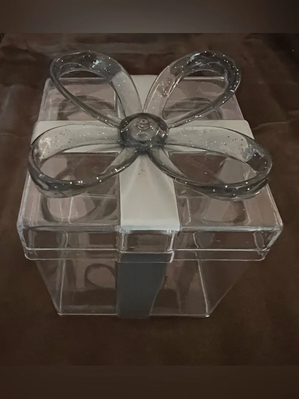 Clear Acrylic Makeup Organizer Set with Mirror+3 pieces Transparent Storage